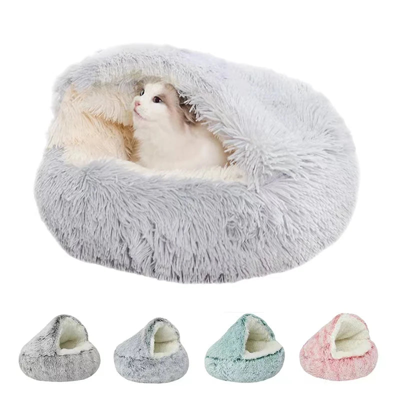 Caminha de Gato Fluffy - Cama Nuvem - Saco de Dormir Para Gatos - Ninho para Gatos